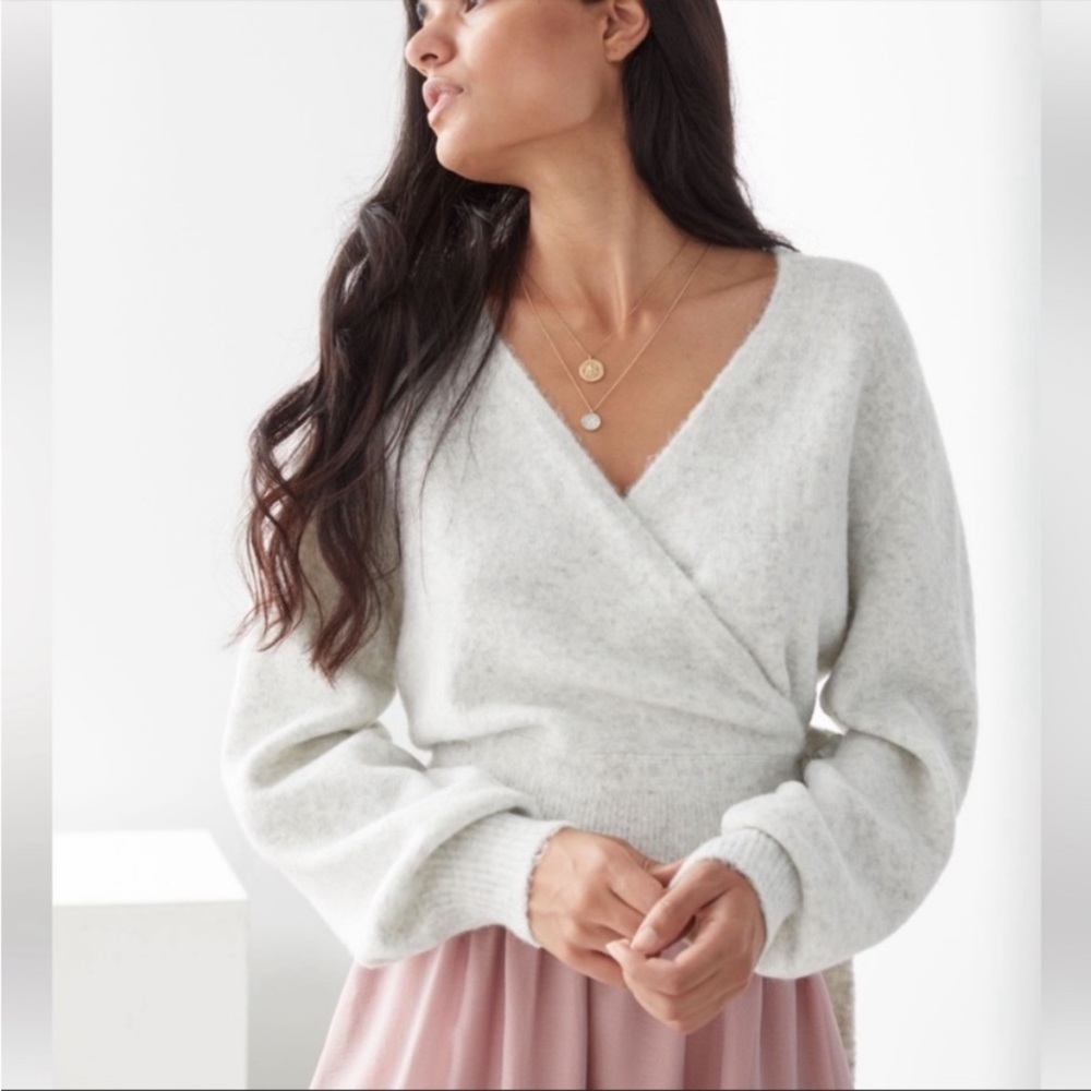 & Other Stories Wrap Cardigan Small